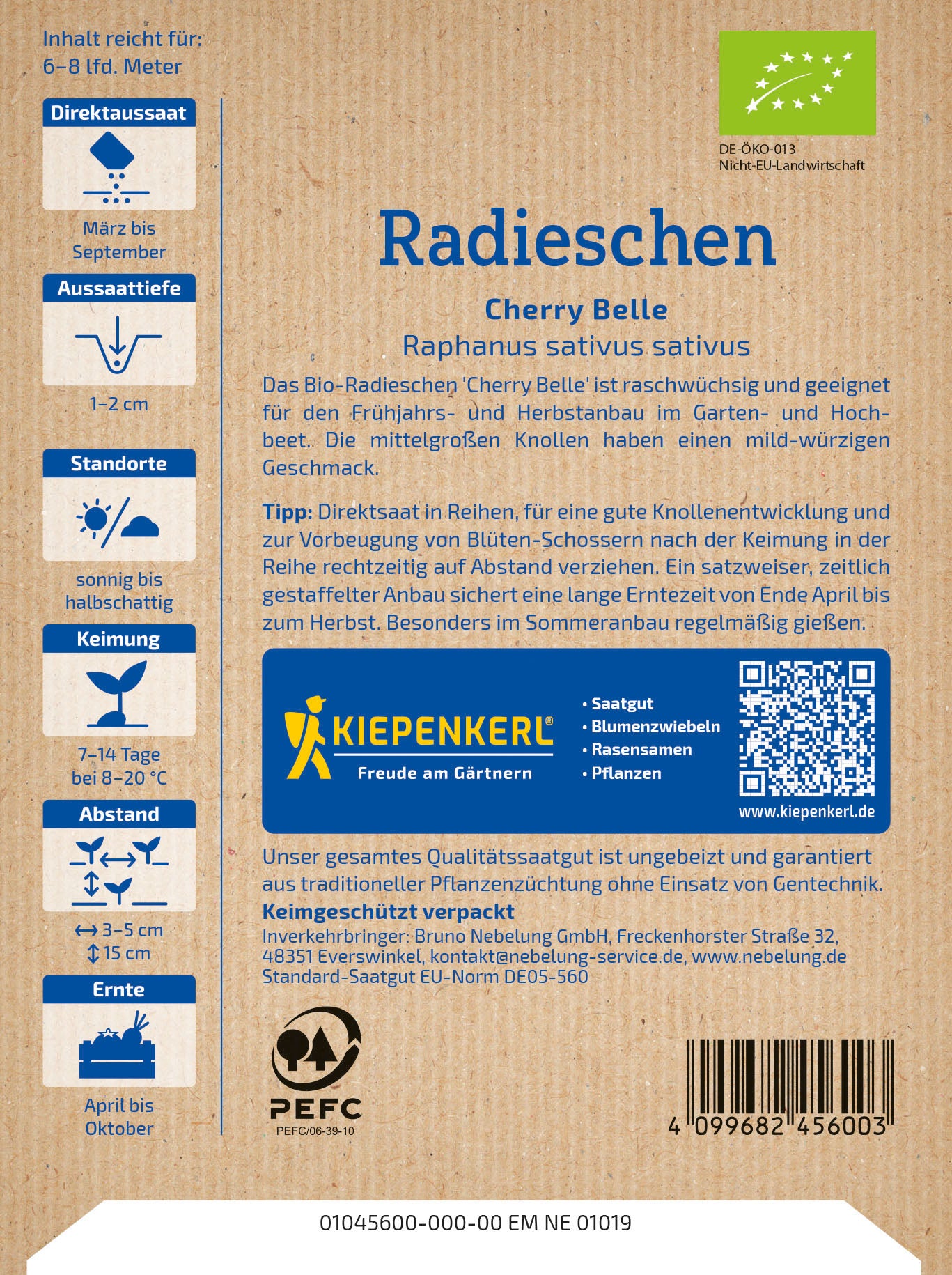  BIO Radieschen Cherry Belle