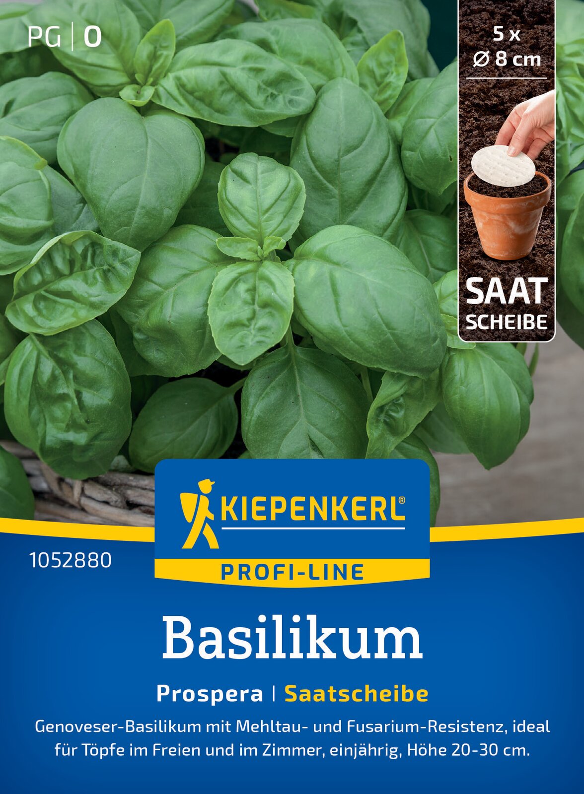  Basilikum Prospera F1 (Saatscheibe)