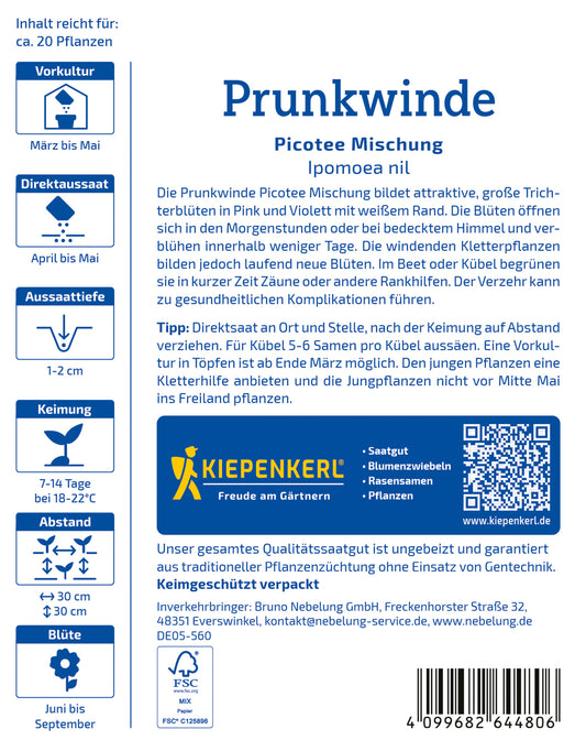  Prunkwinde Picotee Mischung
