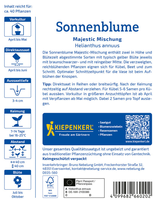  Sonnenblume Majestic Mischung