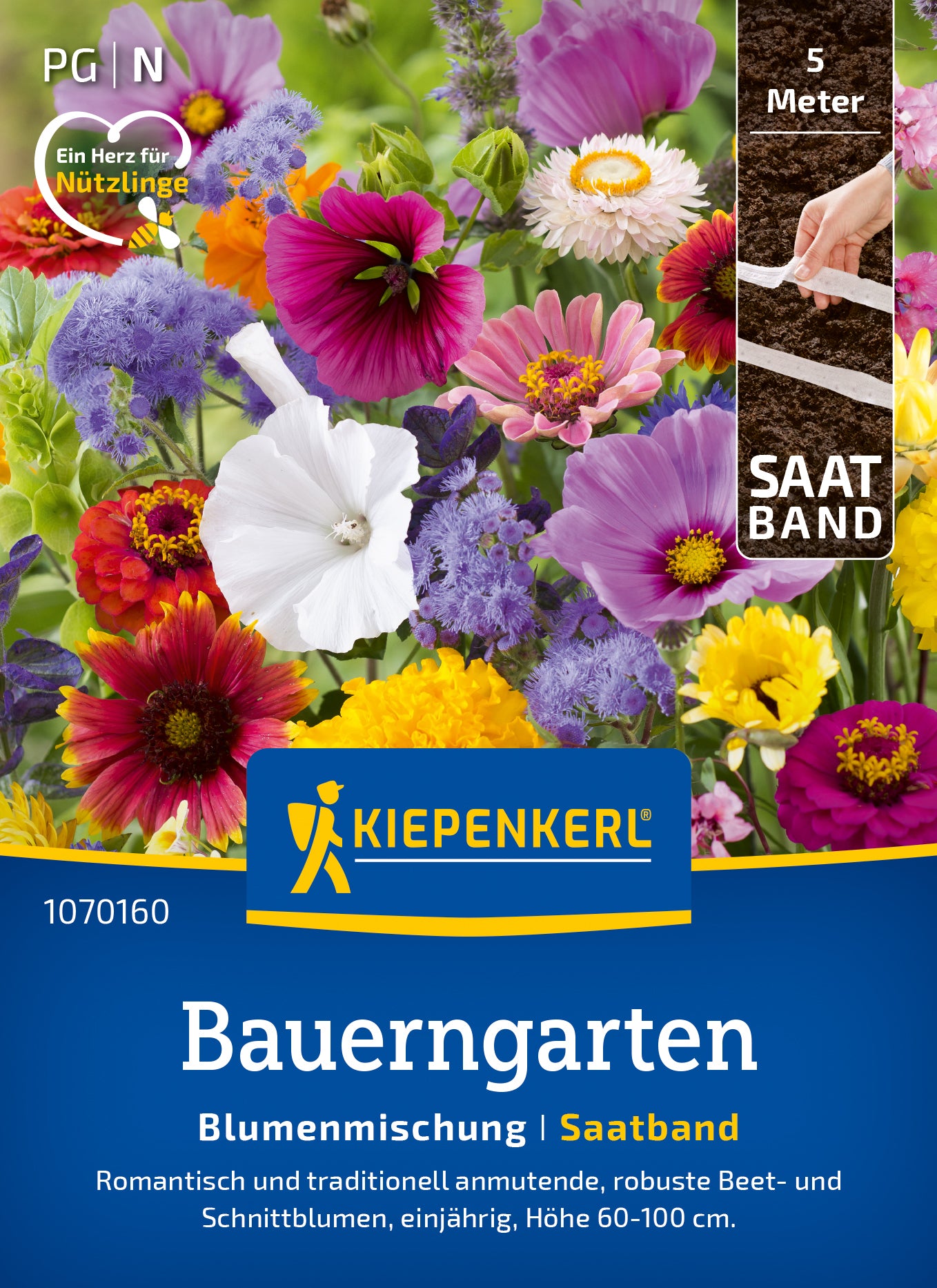 Blumen-Mischung Bauerngarten (Saatband)