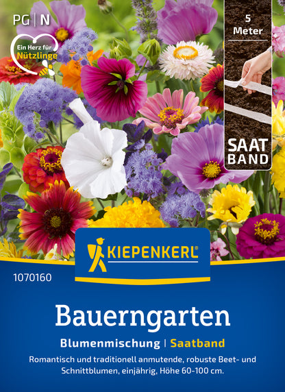  Blumen-Mischung Bauerngarten (Saatband)