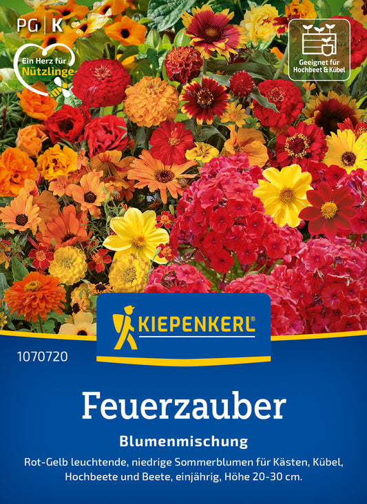  Blumen-Mischung Feuerzauber