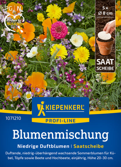  Blumen-Mischung Niedrige Duftblumen (Saatscheibe)