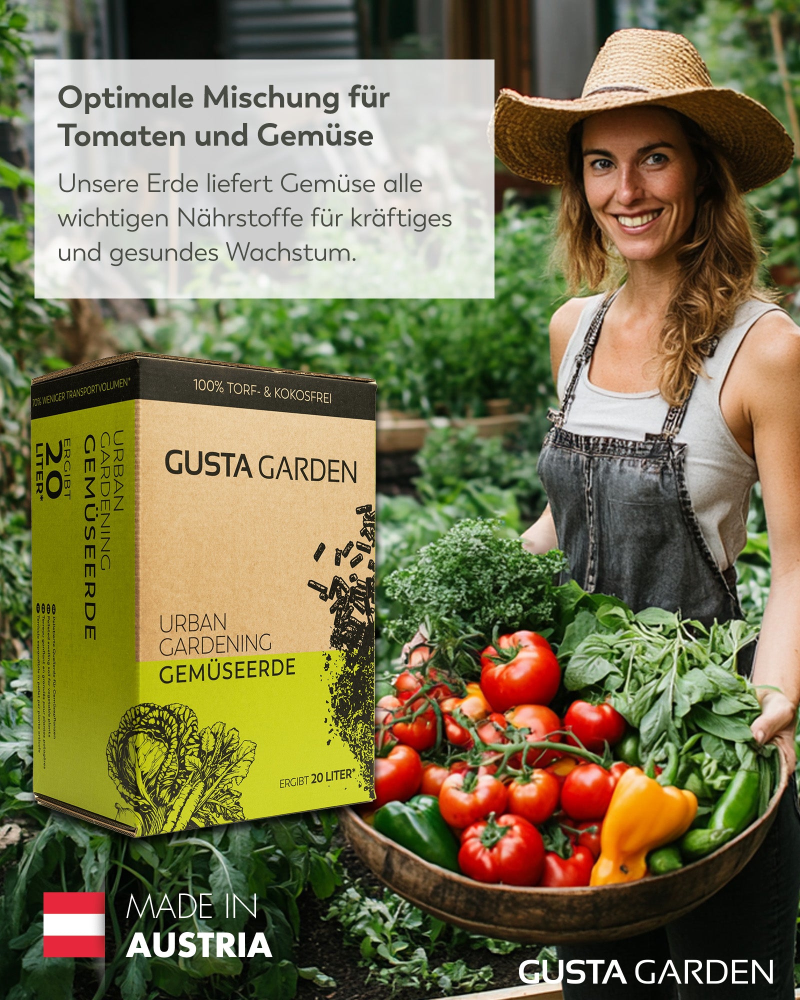  Urban Gardening Gemüseerde (40 L)