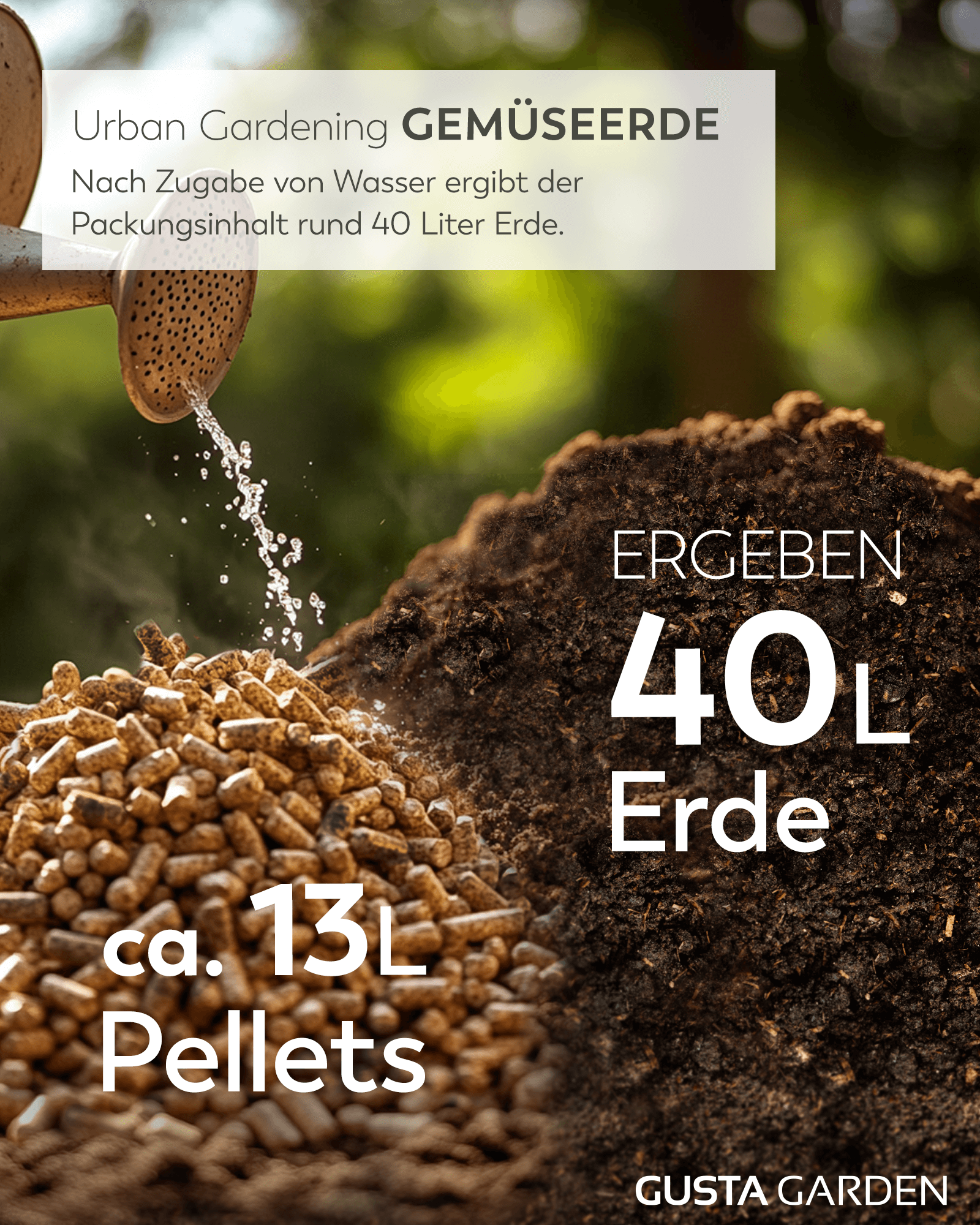  Urban Gardening Gemüseerde (40 L)