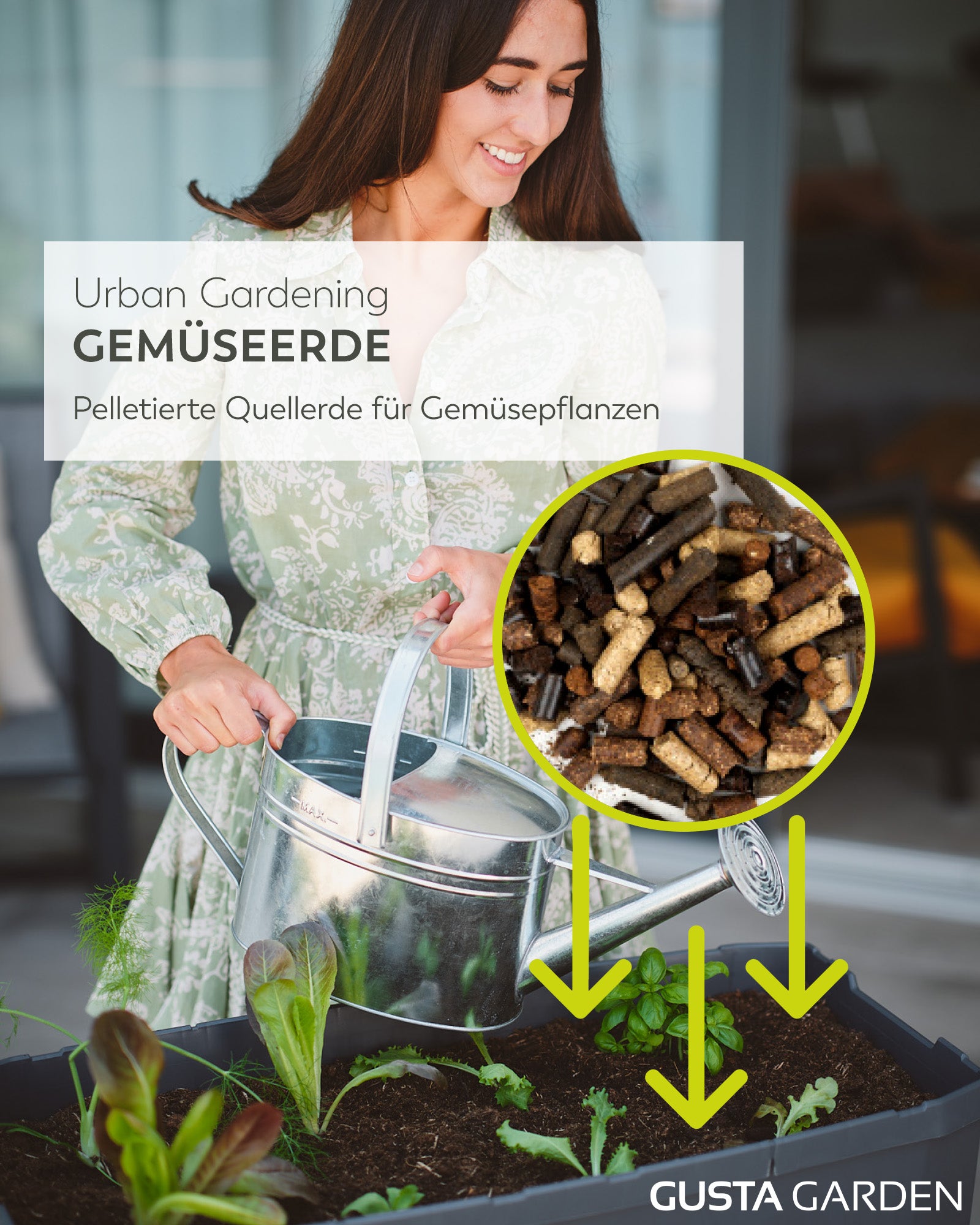  Urban Gardening Gemüseerde (40 L)